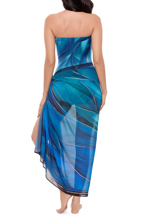 Miraclesuit ® Maldiva Cover-up Pareo In Blue Multi