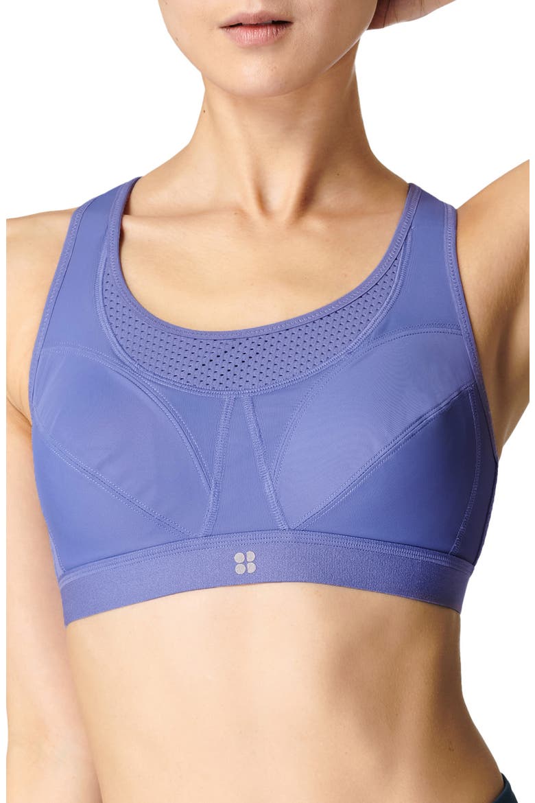 Ultra Run Sports Bra, Main, color, CORNFLOWER BLUE