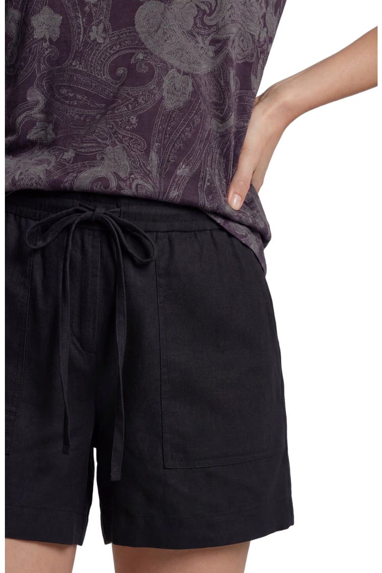 Womens Drawstring Short, Alternate, color, BLACK