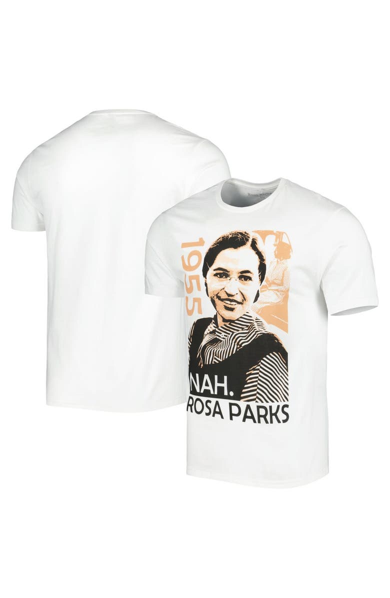 Philcos Unisex White Rosa Parks Graphic T-Shirt, Alternate, color,