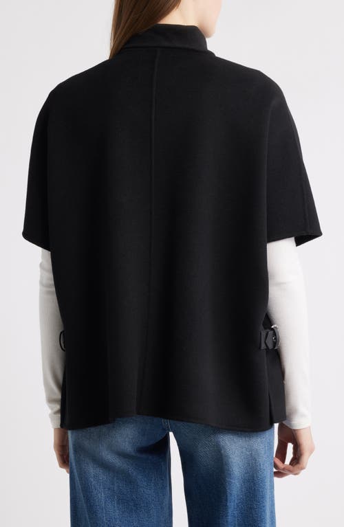 Michael Kors Double Face Wool Blend Cape