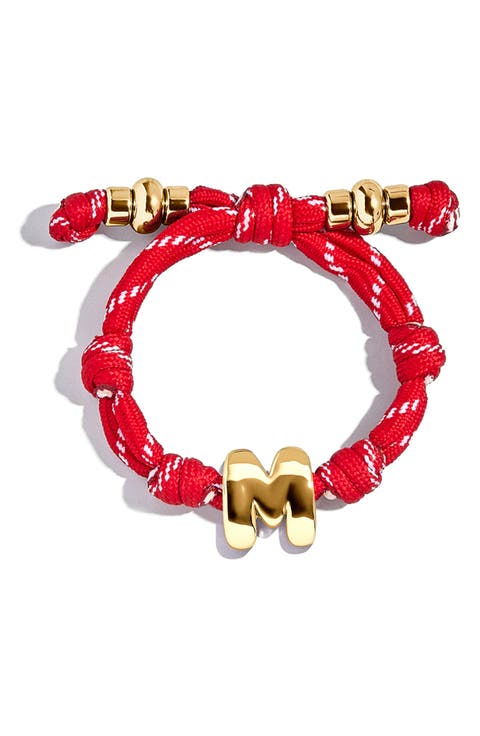 Knotty Initial Bracelet