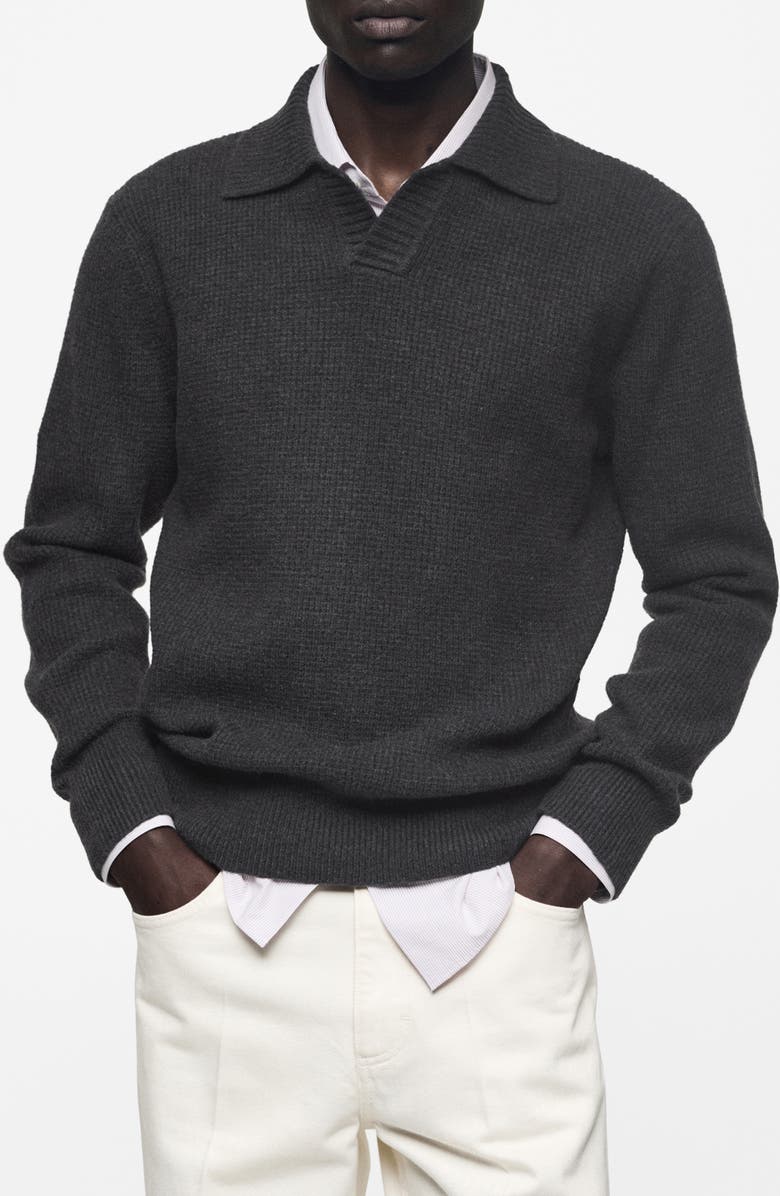 MANGO Polo Sweater, Main, color, 