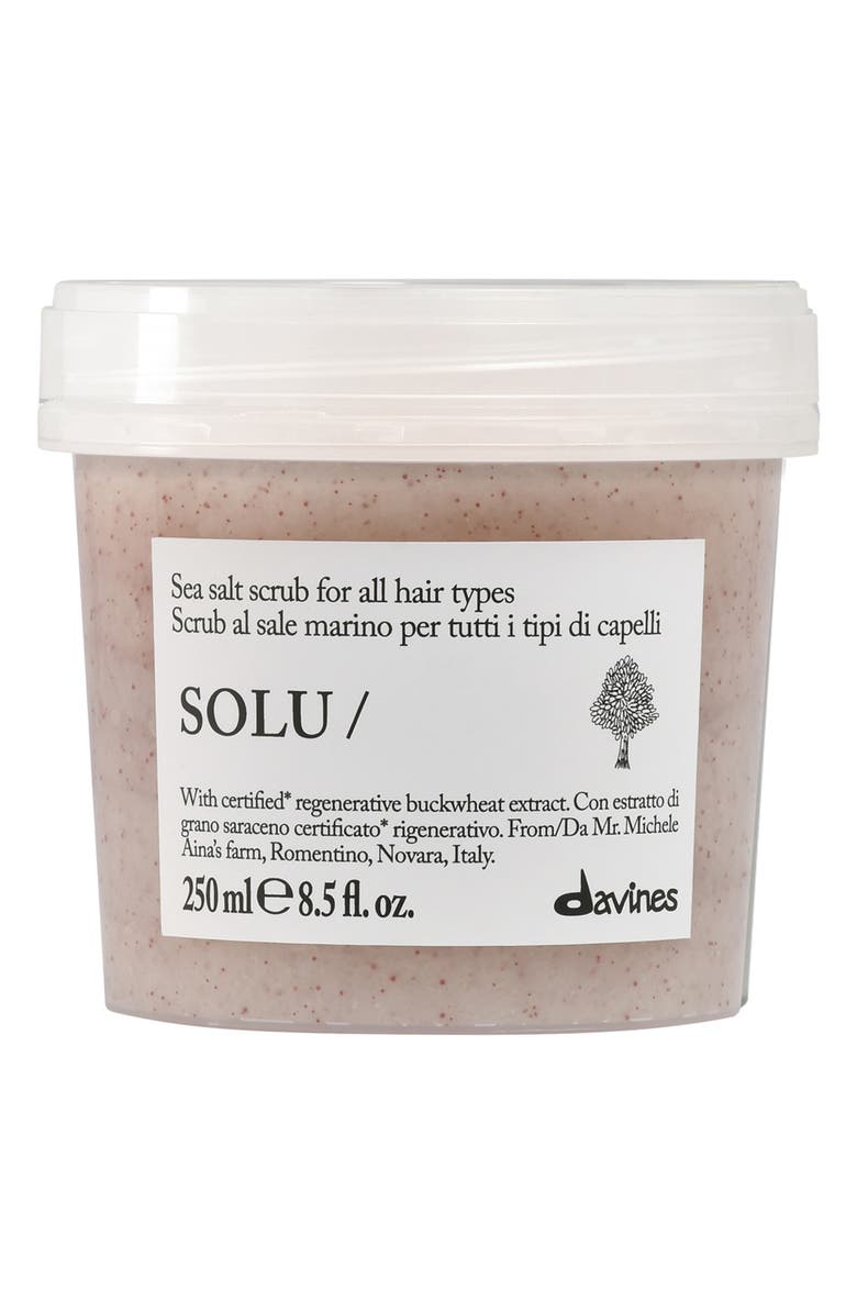 Davines Solu Salt Scrub, Main, color, 