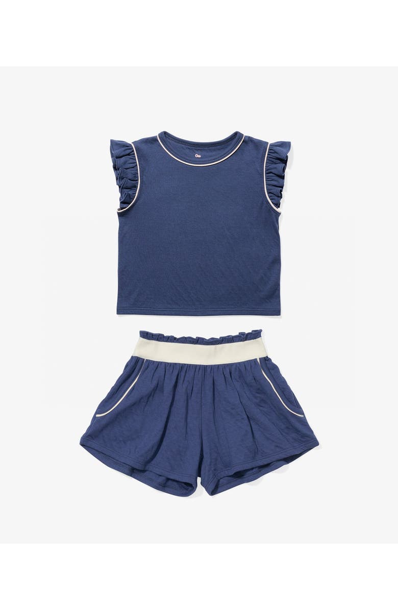 Oso and Me Bea Short Set, Main, color, Navy