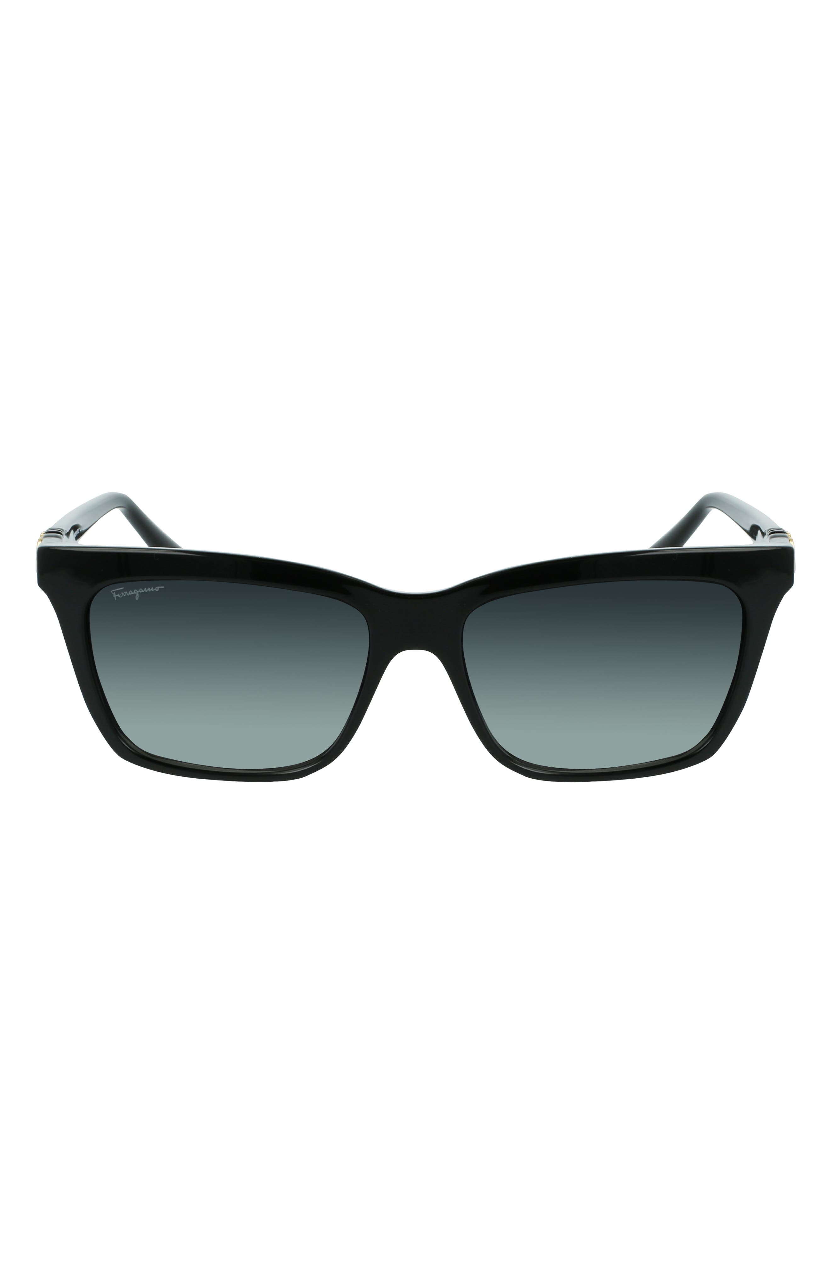 FERRAGAMO Gancini 54mm Rectangular Sunglasses
