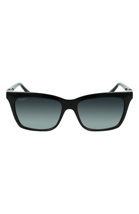 Gancini 54mm Rectangular Sunglasses