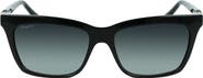 FERRAGAMO Gancini 54mm Rectangular Sunglasses