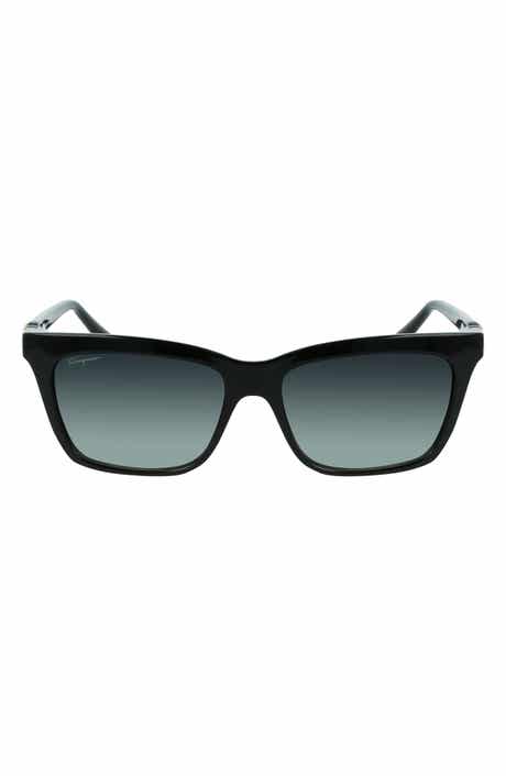 FERRAGAMO Gancini 54mm Rectangular Sunglasses