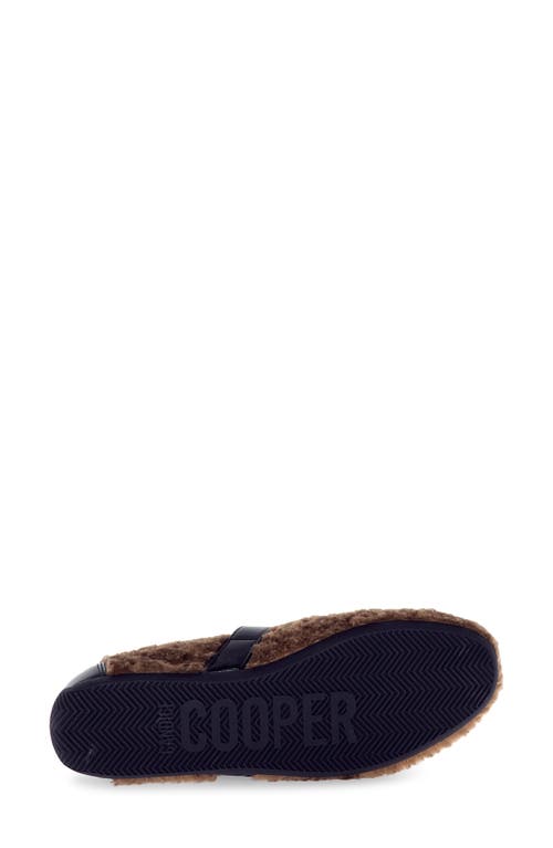 Candice Cooper Dafne Bird High Pile Fleece Flat In Brown
