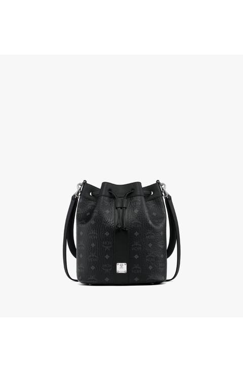 Medium Dessau Drawstring Bag in Visetos