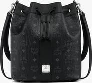MCM Medium Dessau Drawstring Bag in Visetos