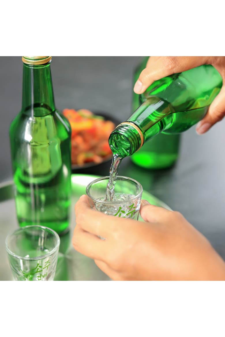Soju Glasses - Set of 4, Alternate, color, Clear