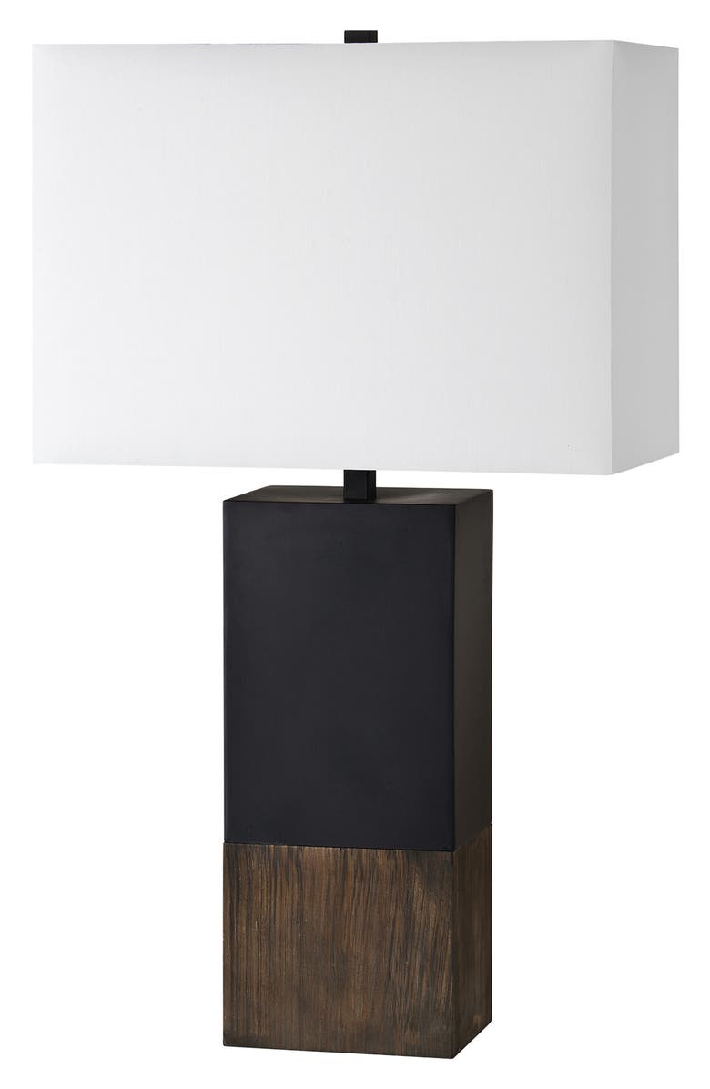 Renwil Broma Wood & Iron Table Lamp, Main, color,