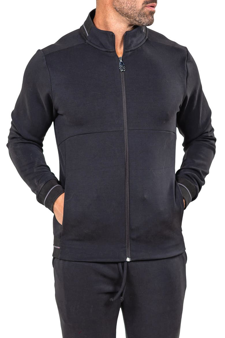 Marthyr0005 Black Zip Sweatshirt, Alternate, color, BLACK