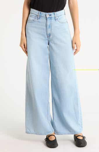 Serena High Waist Full Length Wide Leg Jeans