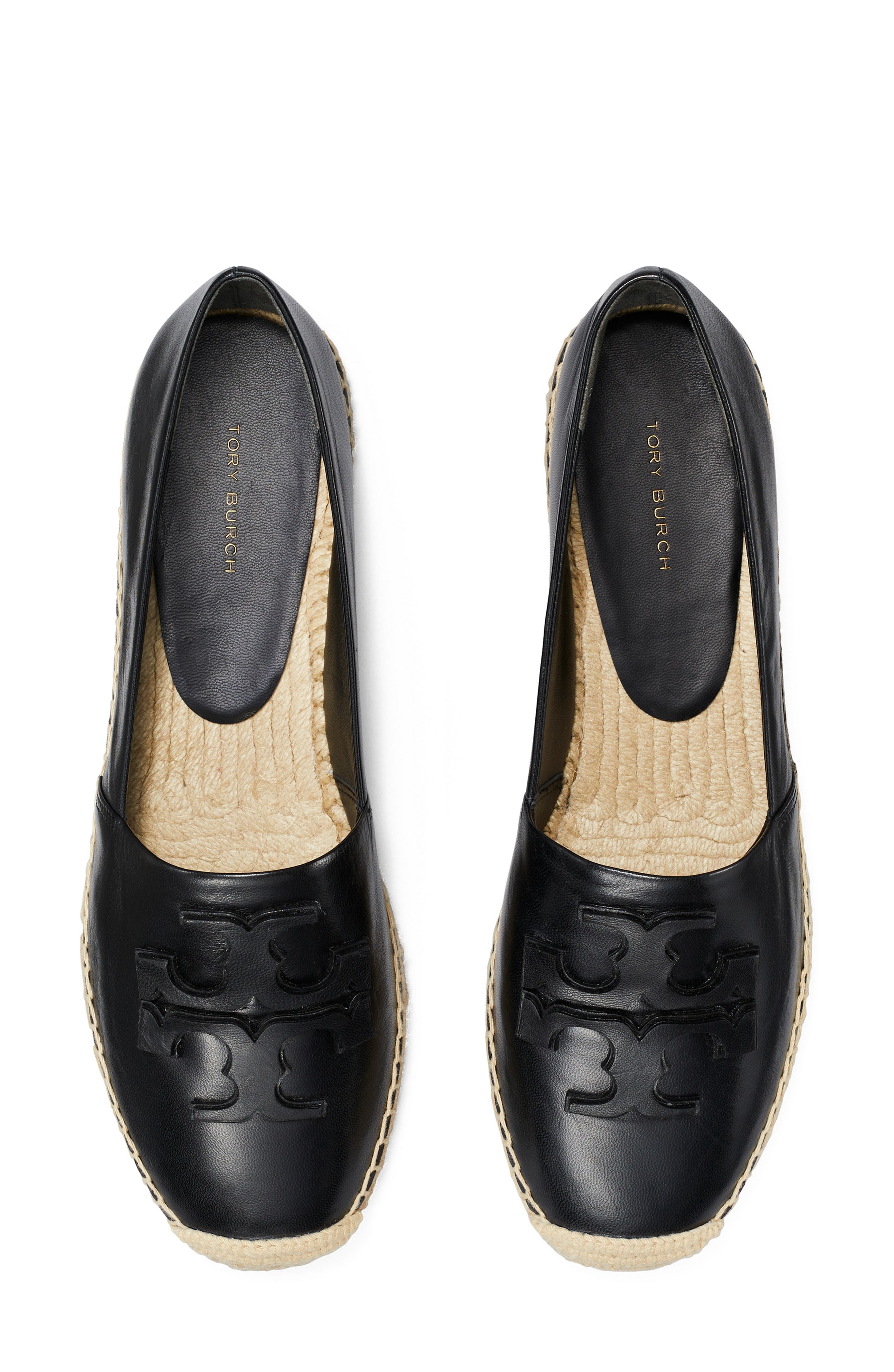 Tory Burch Ines Espadrille Flat, Alternate, color, Perfect Black