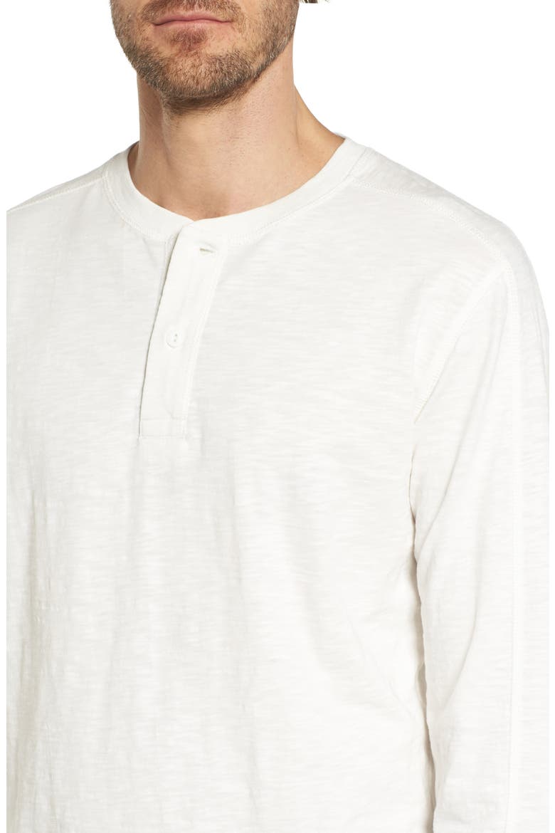 Cooper Slub Long Sleeve Henley, Alternate, color, ANTIQUE WHITE