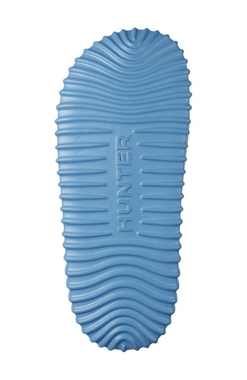 Hunter Finn Slide Sandal In Light Blue