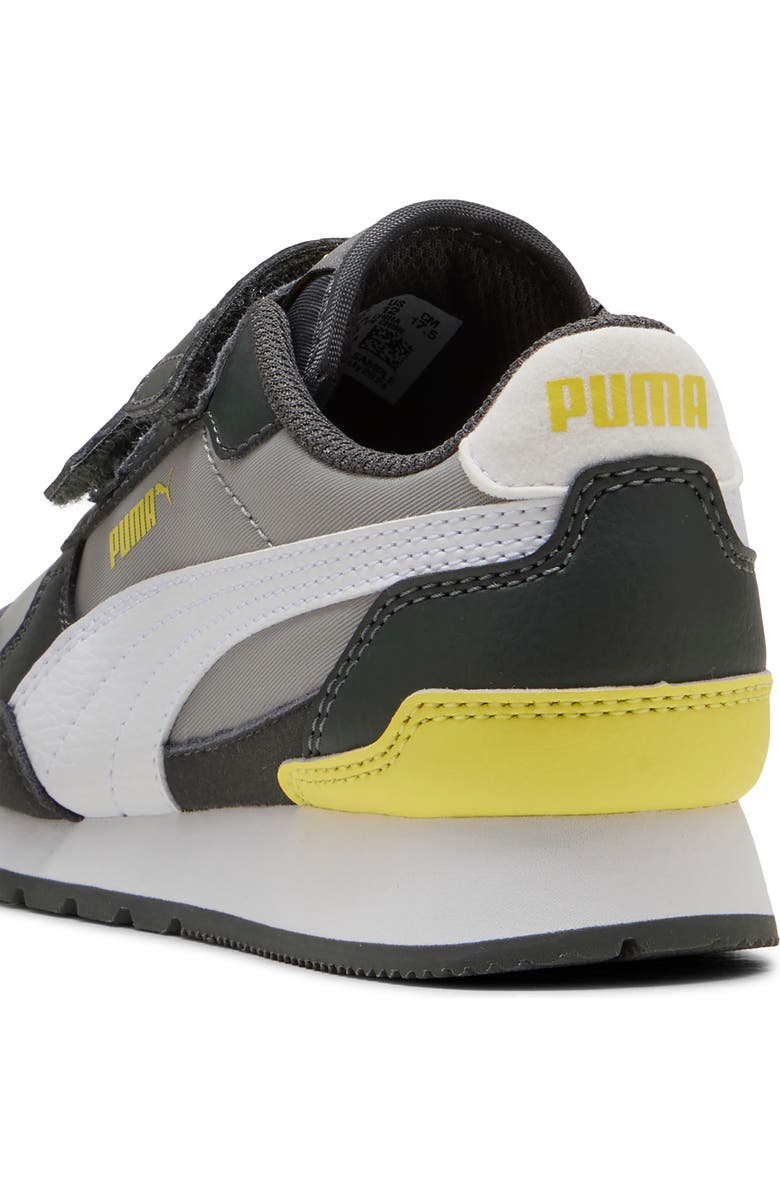 PUMA Kids' St Runner V4 Mesh Sneaker, Alternate, color, Gray Echo/ Puma White/ Gray