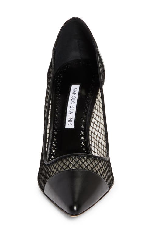 Manolo Blahnik Capcourme 90 Pumps In Black