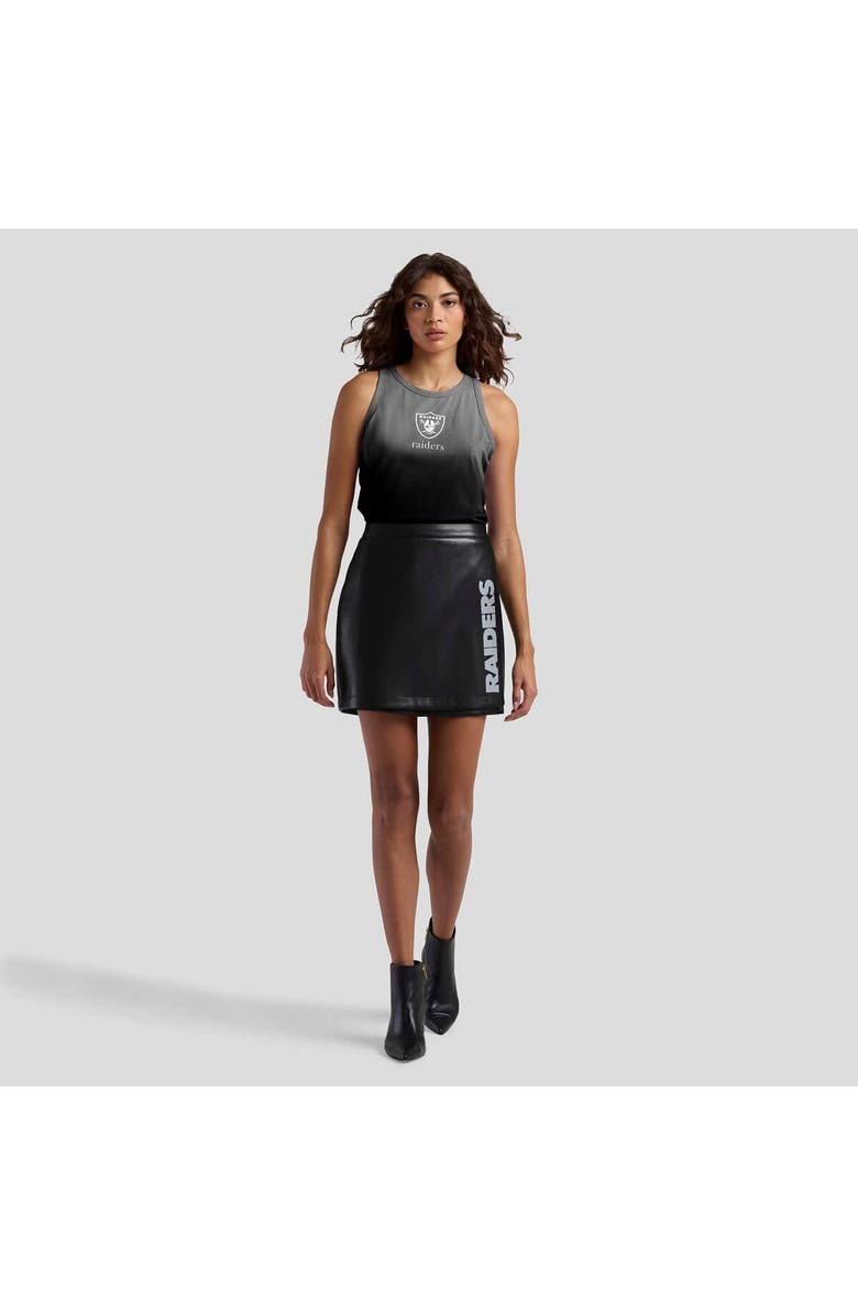 WEAR by Erin Andrews Women's WEAR by Erin Andrews x Gracie Hunt Black Las Vegas Raiders Wrap Skirt, Alternate, color, Black