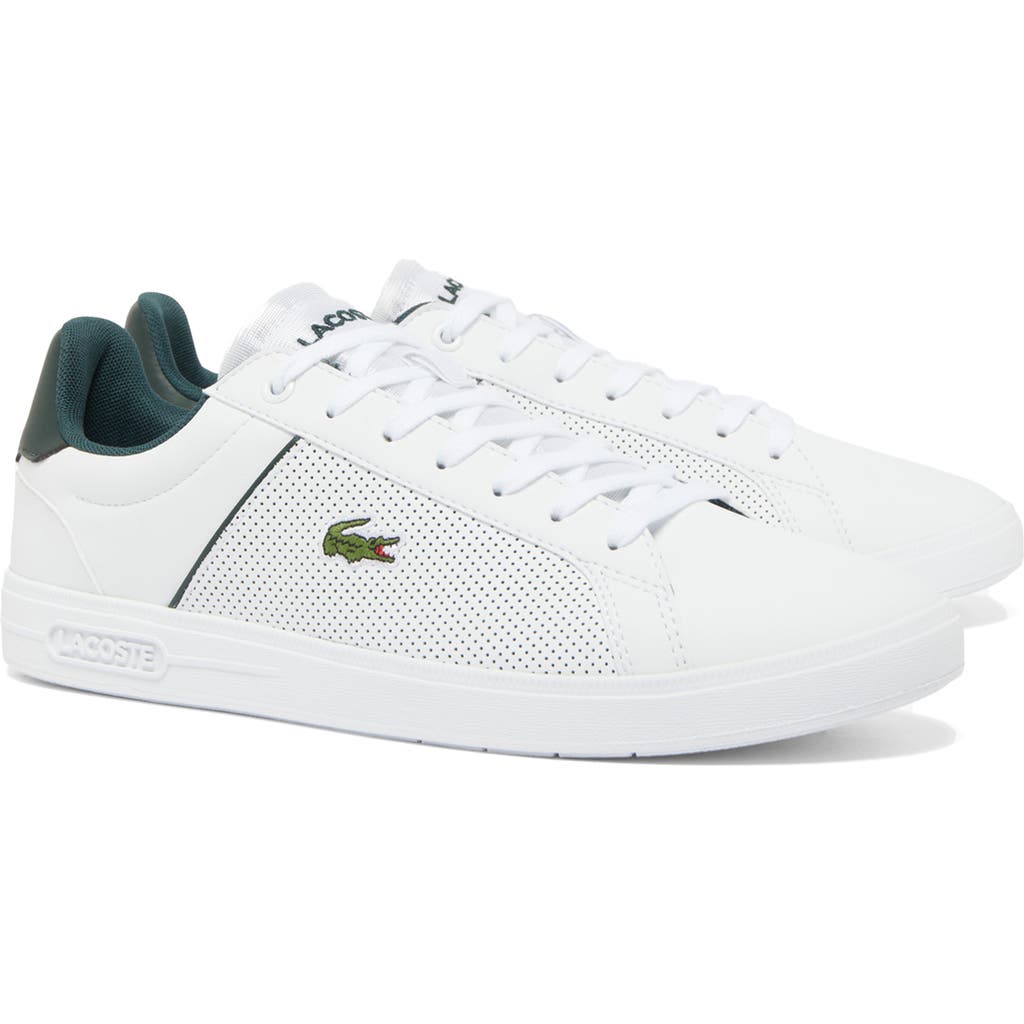 Lacoste Low Top Court Sneaker In White
