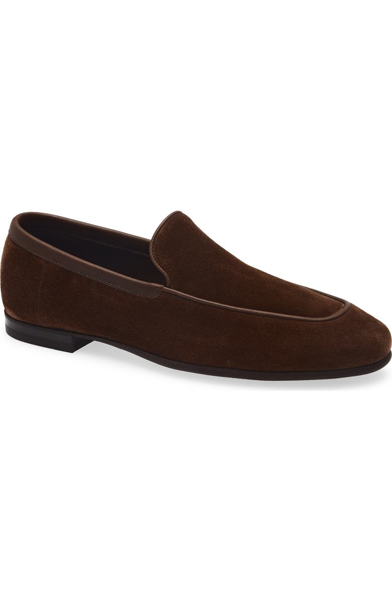 John Lobb Tyne II Loafer, Main, color, 2Y-Dark Brown