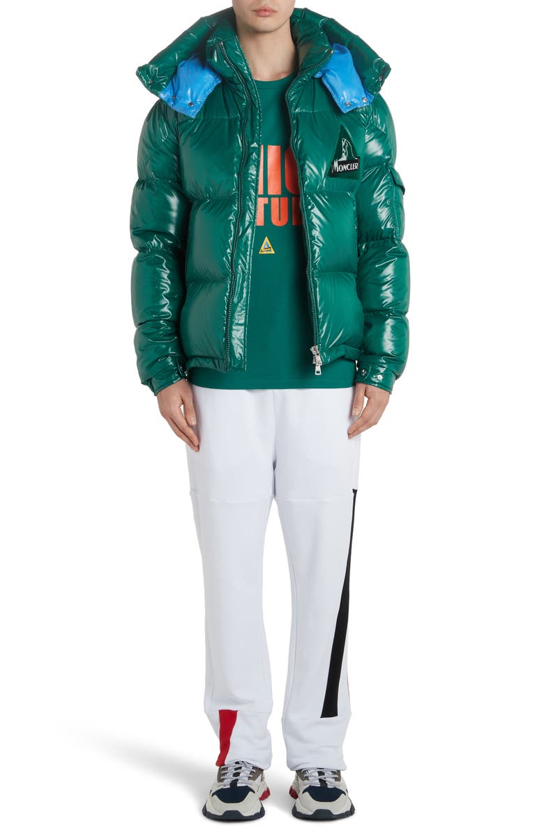 Moncler Wilson Hooded Quilted Down Puffer Jacket, Alternate, color, 