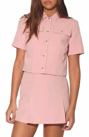 Walter Baker Deena Pinstripe Shirt Jacket