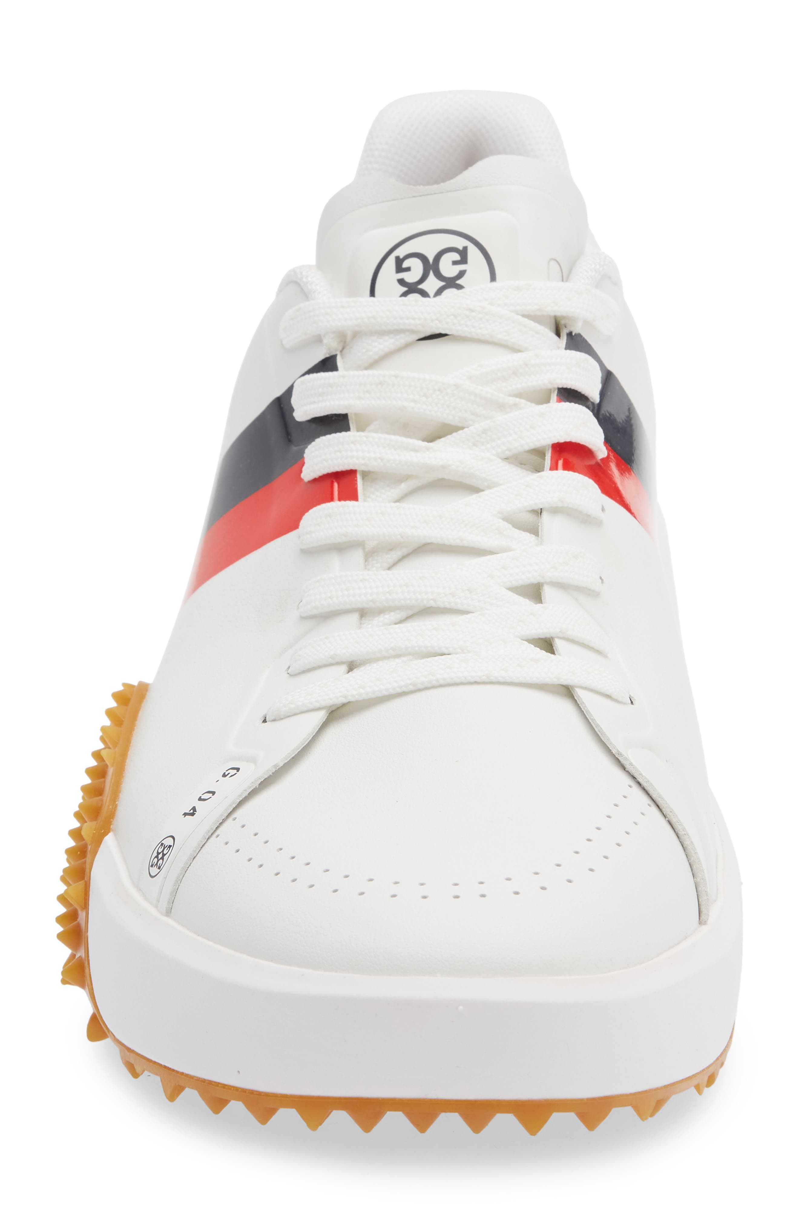 G.112 Stripe Golf Shoe, Alternate, color, SNOW / MULTI