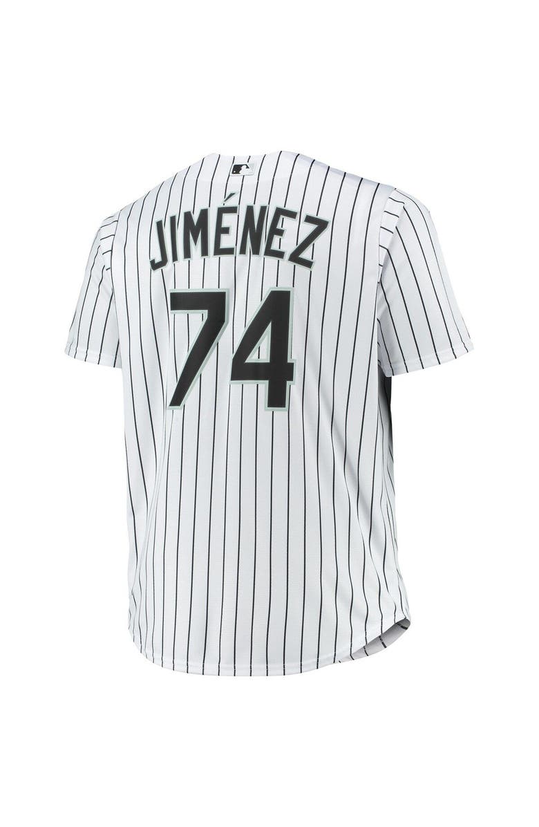 PROFILE Men's Eloy Jimenez White Chicago White Sox Big & Tall Replica Player Jersey, Alternate, color,