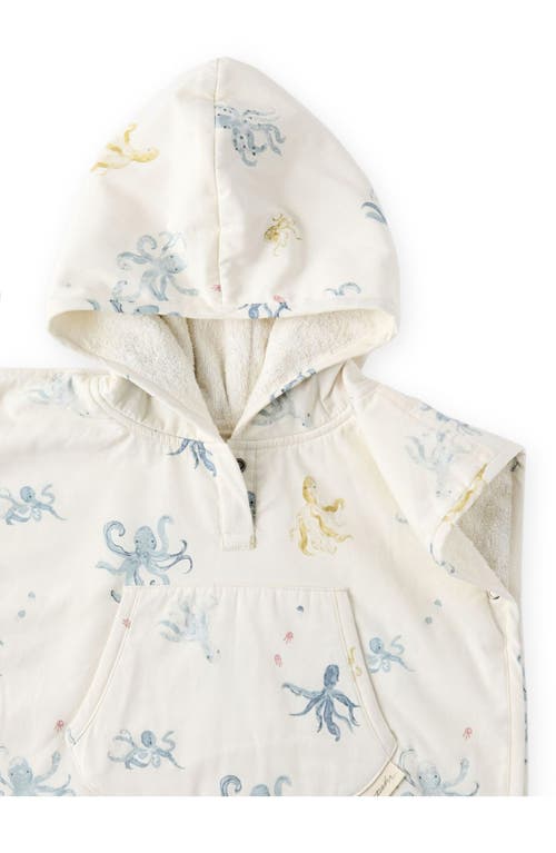 Pehr Cotton Hooded Towel Poncho In White