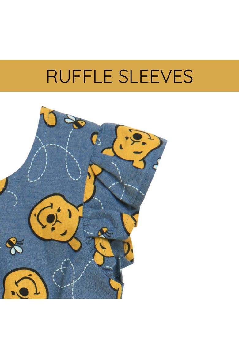 Winnie the Pooh Chambray Dress, Alternate, color, Pooh Medium Blue