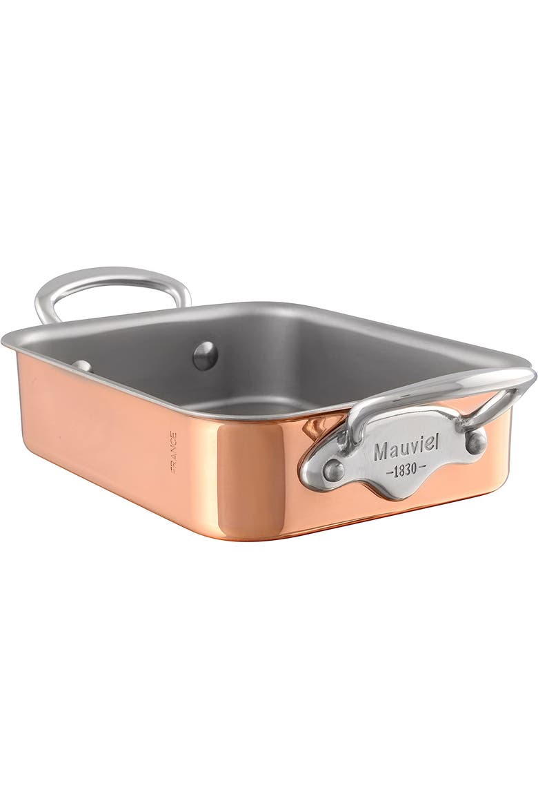 M'Minis Copper Rectangular Roasting Pan, 7.1 X 5.5 Inch, Main, color, Copper