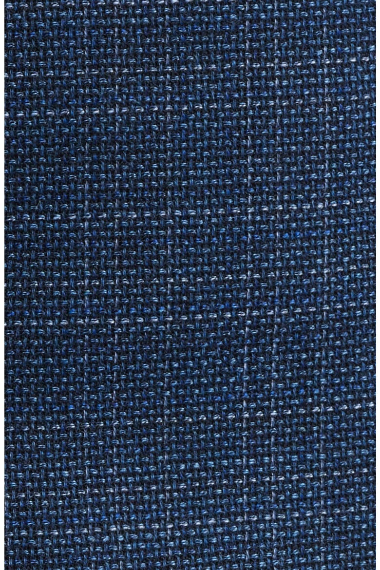 Hutson Slim Fit Slub Dark Blue Plaid Sport Coat, Alternate, color, DARK BLUE