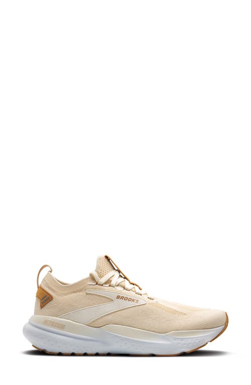 Brooks Women's Glycerin Stealthfit 21 Running Sneakers From Finish Line In Marshmallow/cream/biscuit