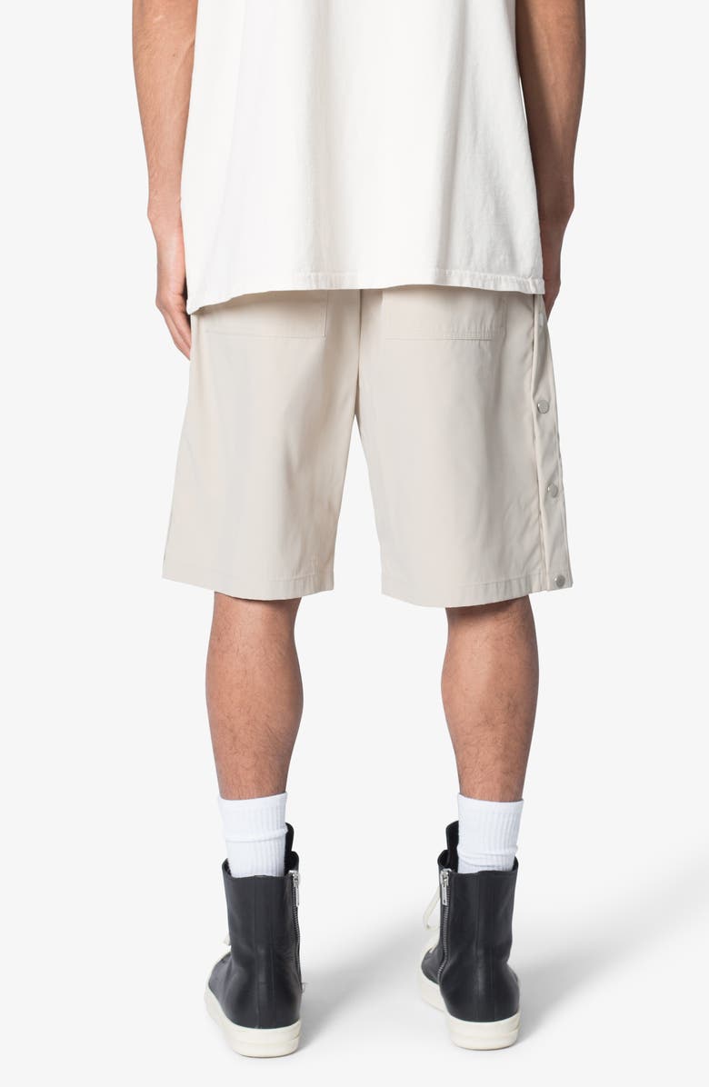 mnml Oversize Side Snap Nylon Shorts, Alternate, color,