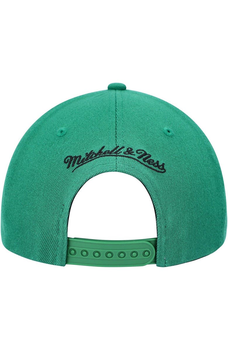 Mitchell & Ness Men's Mitchell & Ness Kelly Green/Black Boston Celtics MVP Team Two-Tone 2.0 Stretch-Snapback Hat, Alternate, color, Kelly Green
