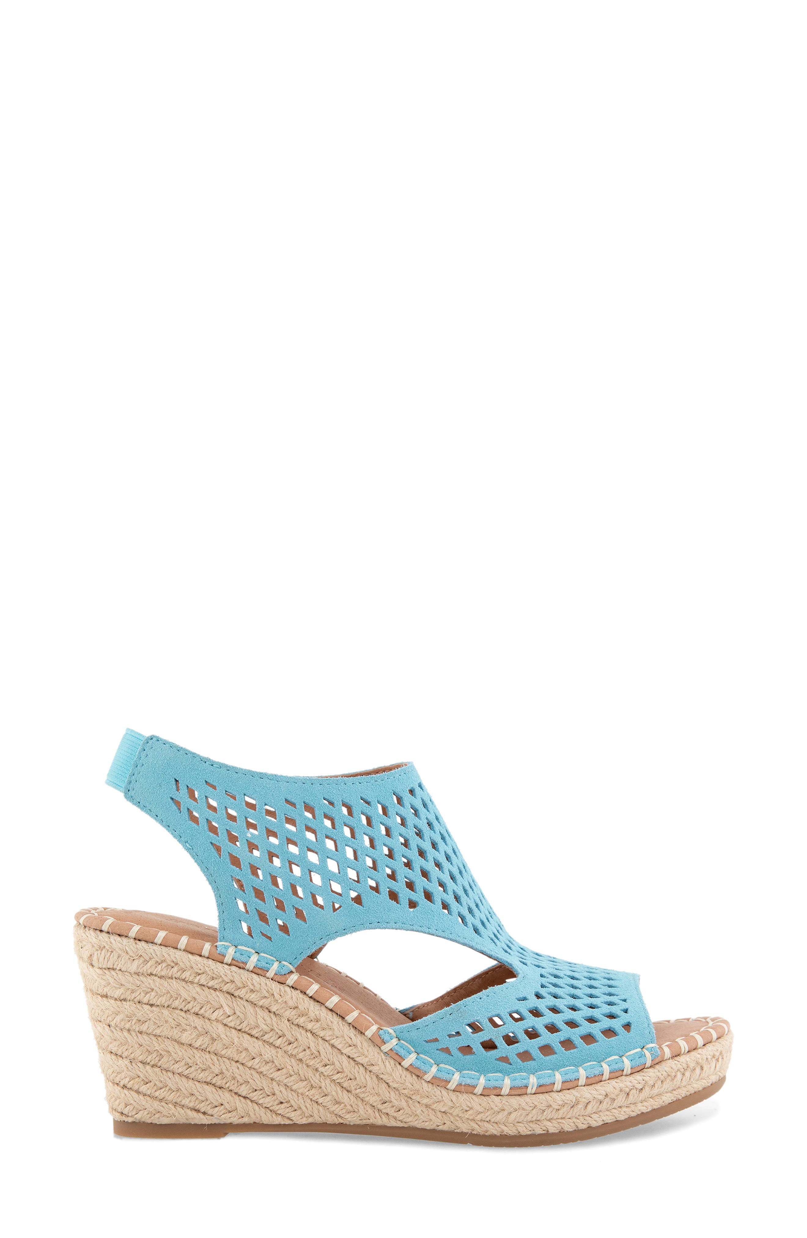 Cody Espadrille Wedge Sandal, Alternate, color, MILKY BLUE SUEDE