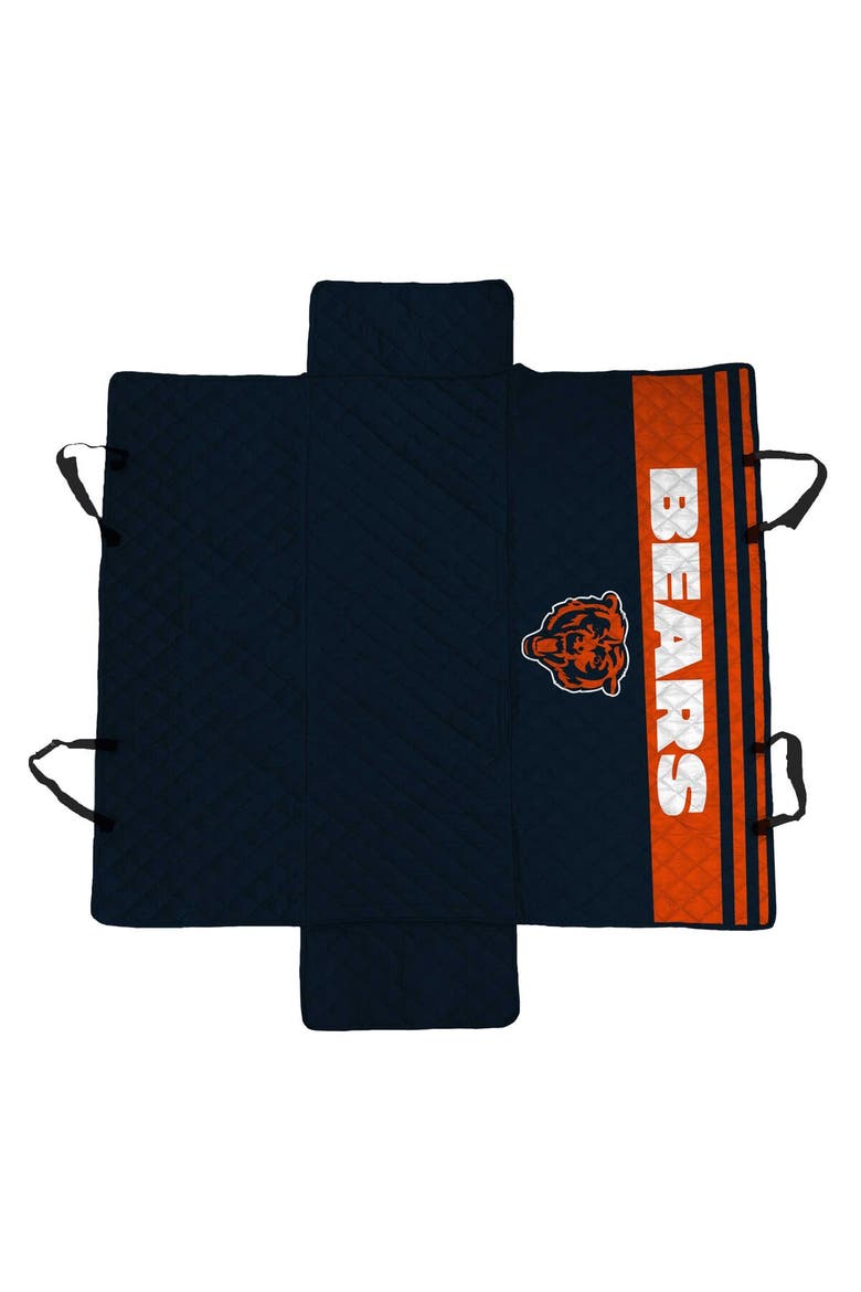 Chicago Bears Pet Hammock Car Seat Protector, Main, color, Navy