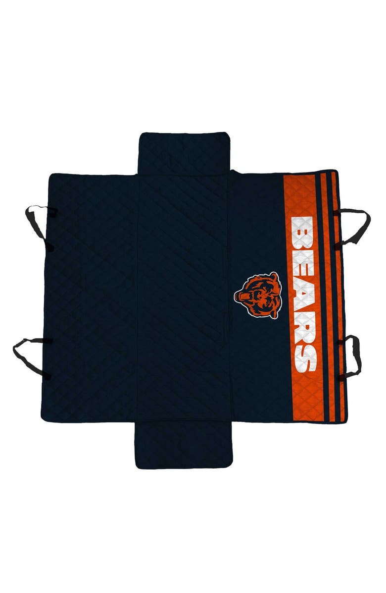 Pegasus Chicago Bears Pet Hammock Car Seat Protector, Main, color, Navy