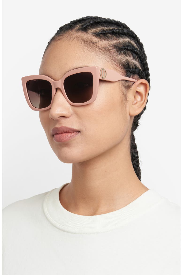 54mm Gradient Cat Eye Sunglasses, Alternate, color, 035J-HA