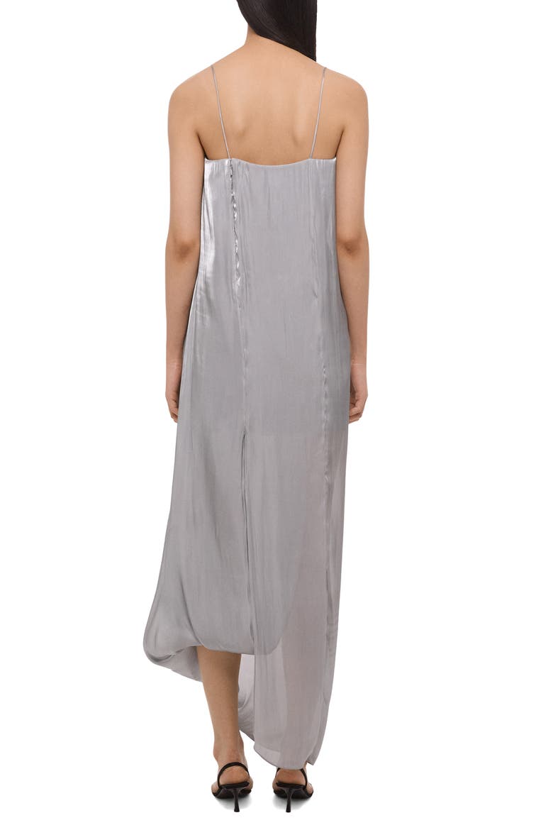 Fluid Asymmetric Hem Maxi Dress, Alternate, color, CLOUD