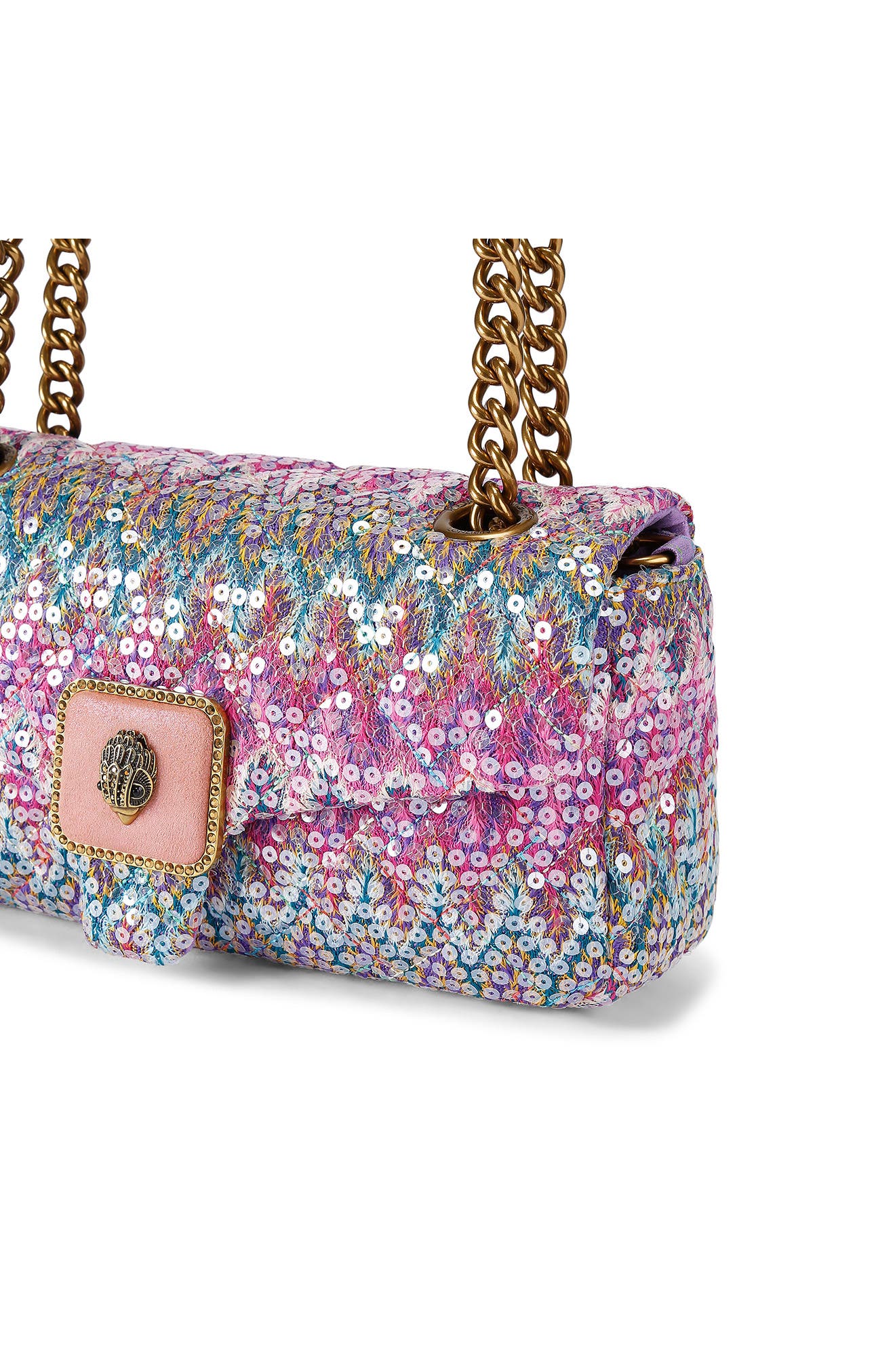 Kurt Geiger London Pimlico Convertible Crossbody Bag, Alternate, color, Pink Multi