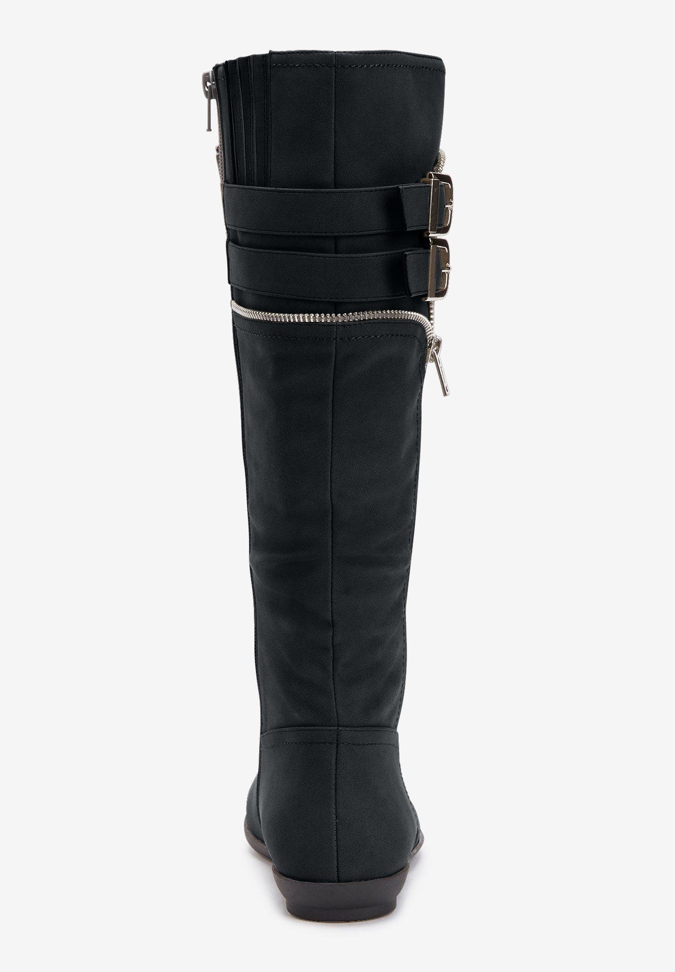 Comfortview The Pasha Wide-Calf Boot, Alternate, color, Black