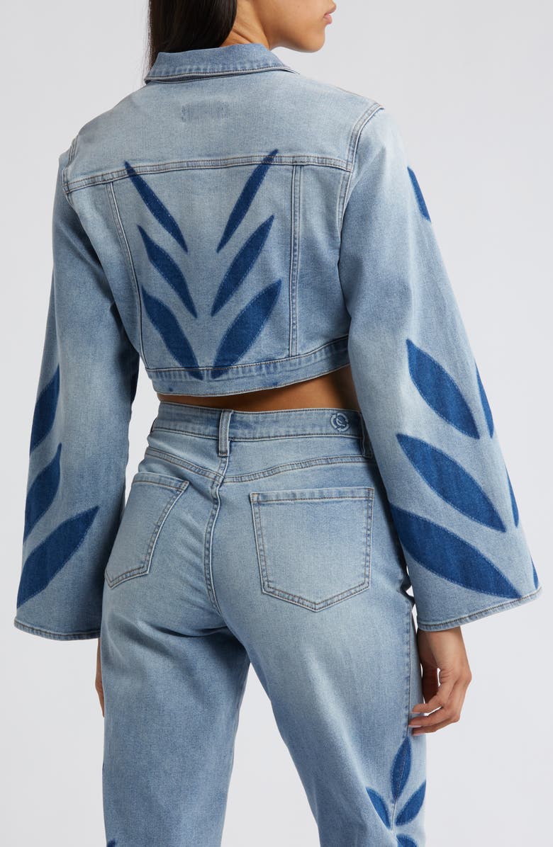 PTCL Shadow Crop Denim Jacket, Alternate, color,