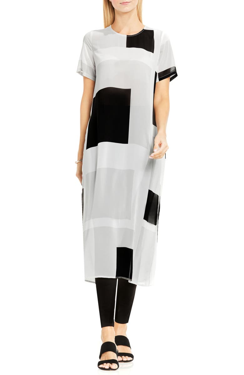 Vince Camuto Graphic Print Tunic, Main, color, 