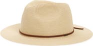 Brixton Wesley Packable Straw Fedora