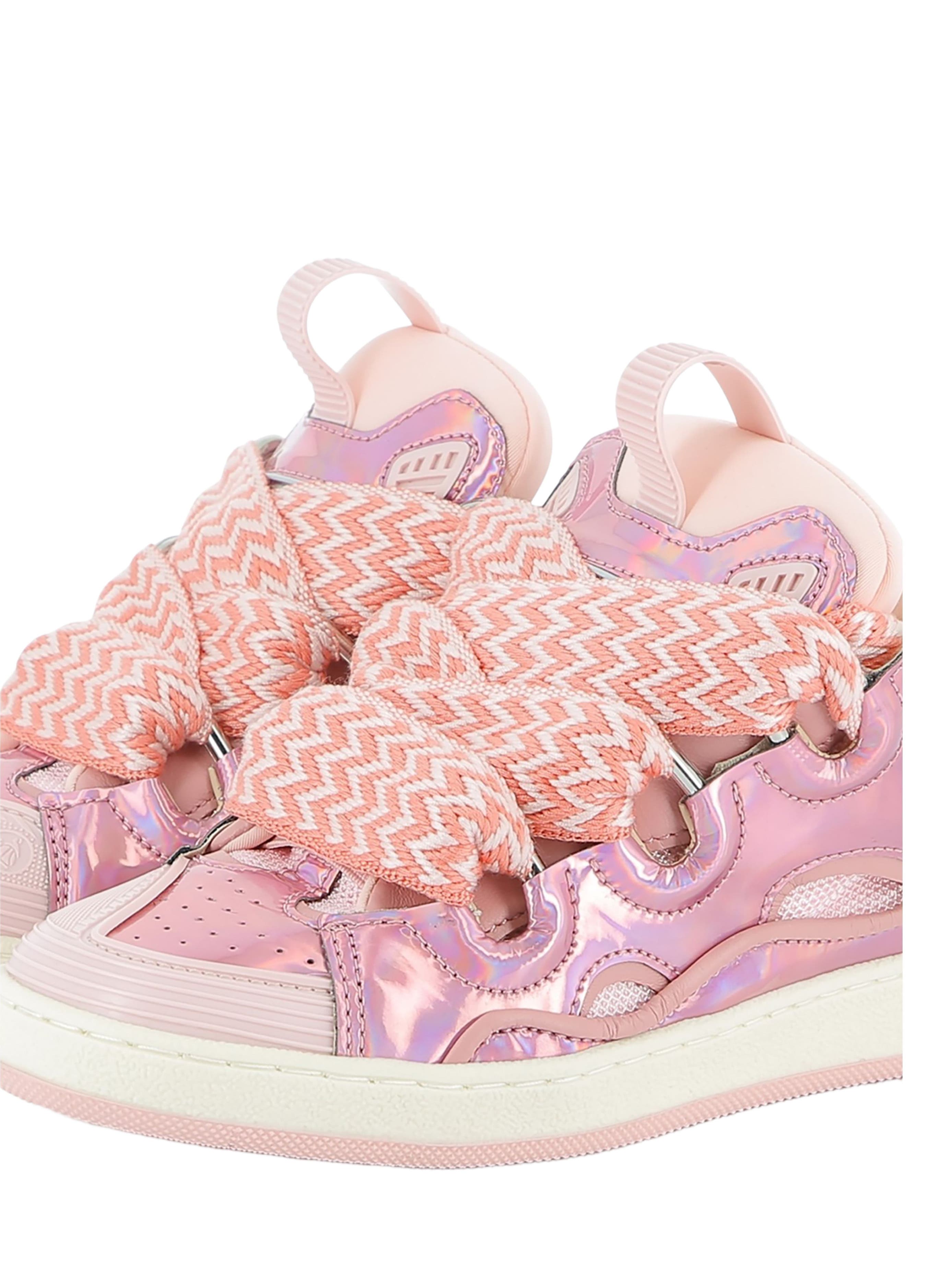 Lanvin KIDS LACE-UP TRAINERS, Alternate, color, 
